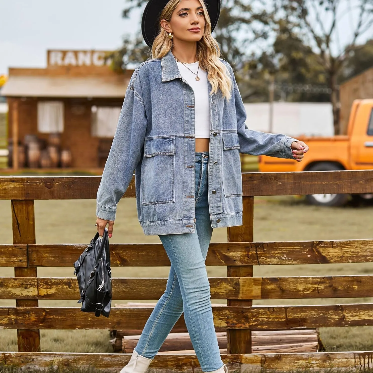 Women's Fairy Grunge Denim Jacket Y2k Acubi Vintage Coat Cyber Punk Indie Outerwear Dark Academia Alt Streetwear