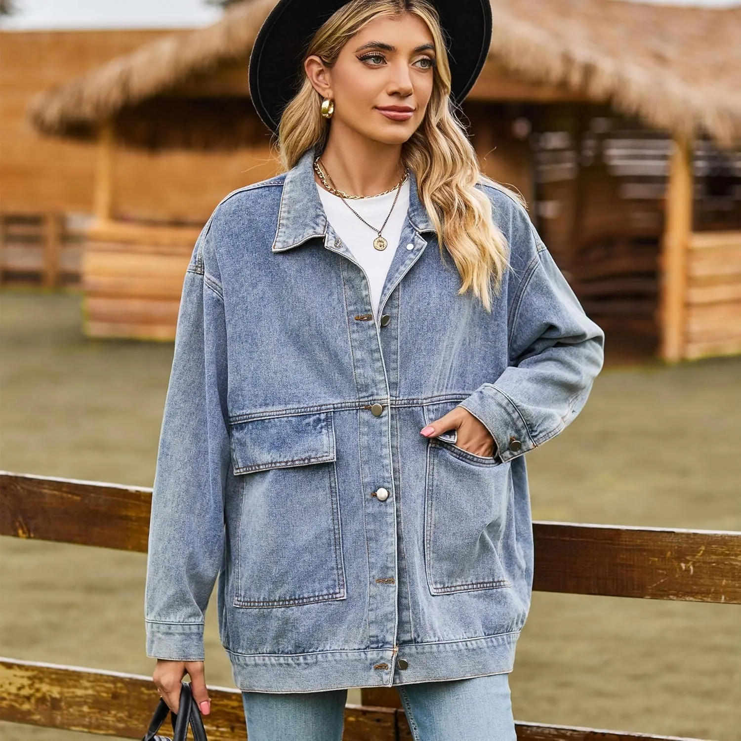 Women's Fairy Grunge Denim Jacket Y2k Acubi Vintage Coat Cyber Punk Indie Outerwear Dark Academia Alt Streetwear
