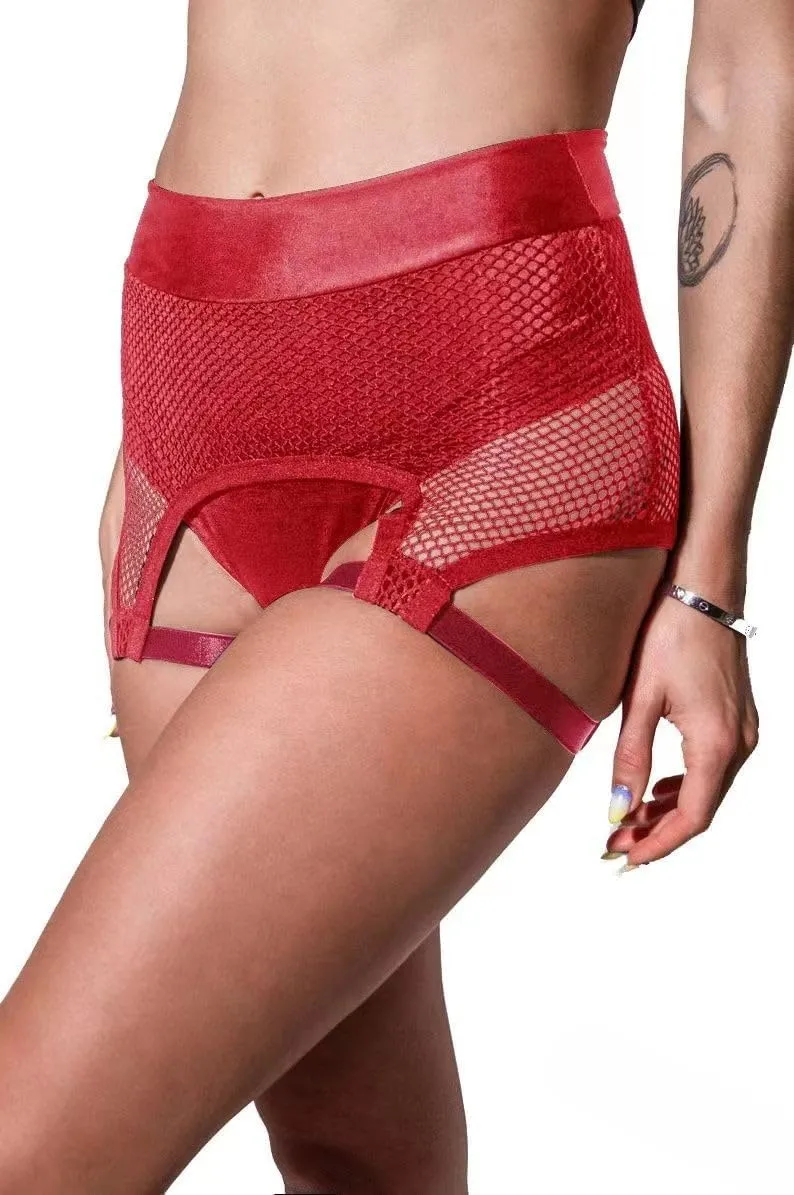 Women's Fitness Shorts Garter Belt Pole Dance Shorts Hot Pants Festival Clubwear Hot Pants Trendy High Waist Yoga Shorts