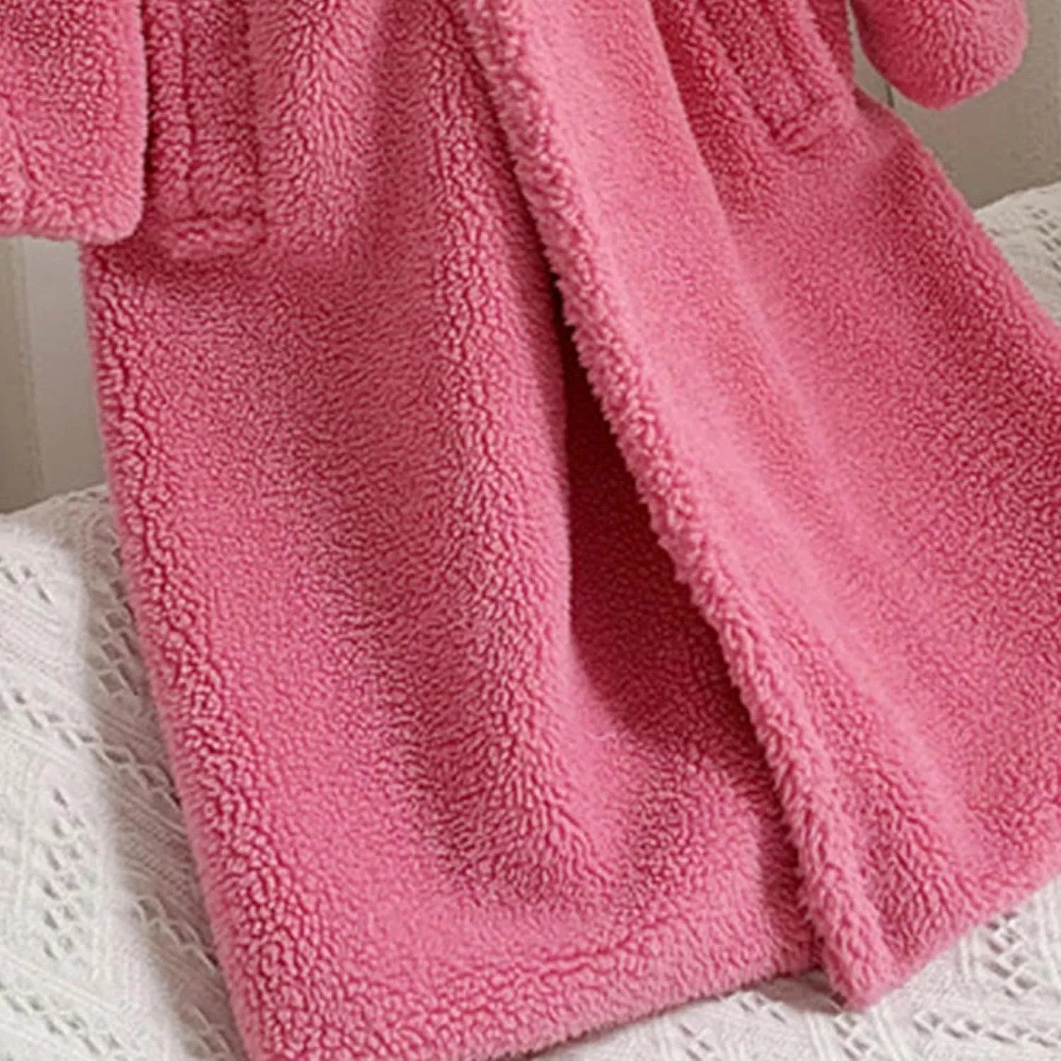 Women's Fleece Lapel Collar Trench Coat Open Front Long Cardigan Overcoat Winter Warm Outwear Jackets