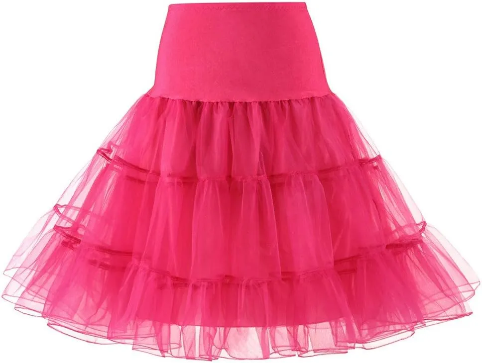 Womens High Waisted Mesh Puffy Skirts Fashion Tiered Tulle Bubble Tutu Skirt Slim Tummy Control Pleated Maxi Skirts