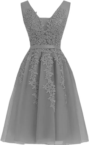 Women's Net Bridesmaid Dresss Evening Cocktail Gowns
