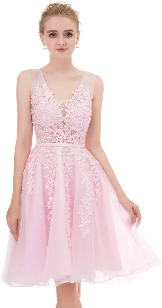 Women's Net Bridesmaid Dresss Evening Cocktail Gowns