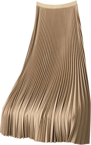 Women's Pleated Skirt Satin Metallic Shiny Flare Flowy Swing A-Line Skirt Summer Casual Solid High Waist Plus Size Midi Skirt