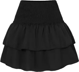 Womens Sexy Skirt Pleated Skirt Ruffle Printed Skirt Fashion Printed Pleated Lace Skirt Skirt