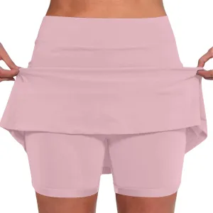 Women's Tennis Skirt 2025 Athletic Cute Mid Waist Golf Skorts with Pockets Summer Gym Y2k Workout Outfits Mini Skirt