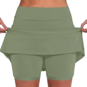 Women's Tennis Skirt 2025 Athletic Cute Mid Waist Golf Skorts with Pockets Summer Gym Y2k Workout Outfits Mini Skirt