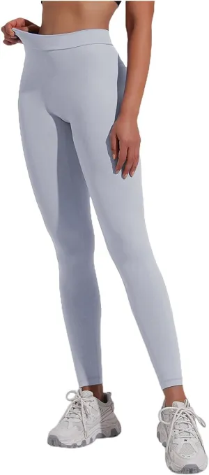 Workout Sets for Women Full Length Micro Elastic Fashion Soft Daily Transparent White Ash S 5XL Fall & Winter Winter