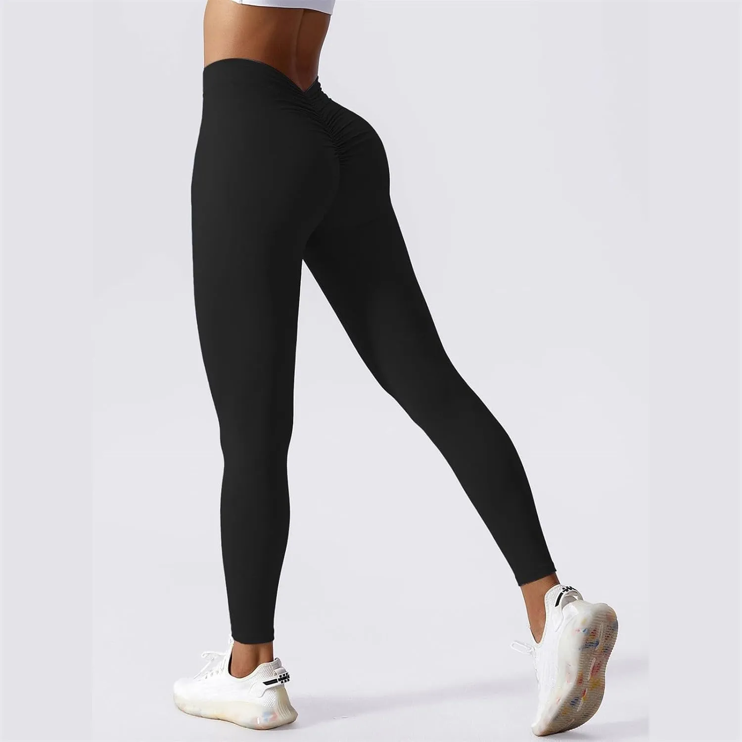 Workout Sets for Women Full Length Micro Elastic Fashion Soft Daily Transparent White Ash S 5XL Fall & Winter Winter