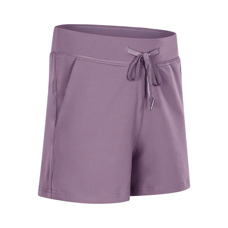 Yoga Shorts With Pockets Women's Hiking Shorts Quick Dry with Athletic Summer Running Stretch Active Workout Gym