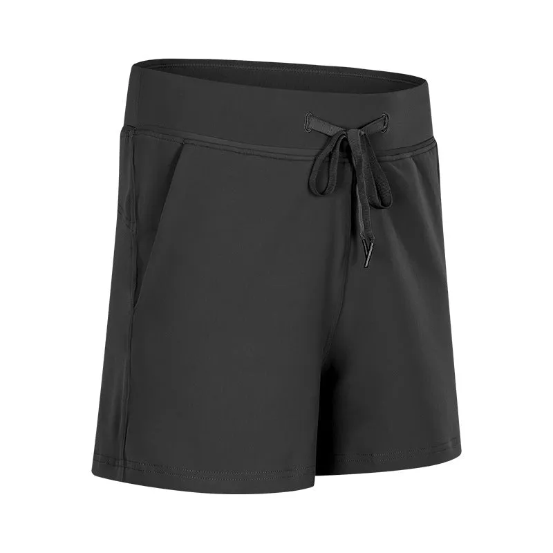 Yoga Shorts With Pockets Women's Hiking Shorts Quick Dry with Athletic Summer Running Stretch Active Workout Gym