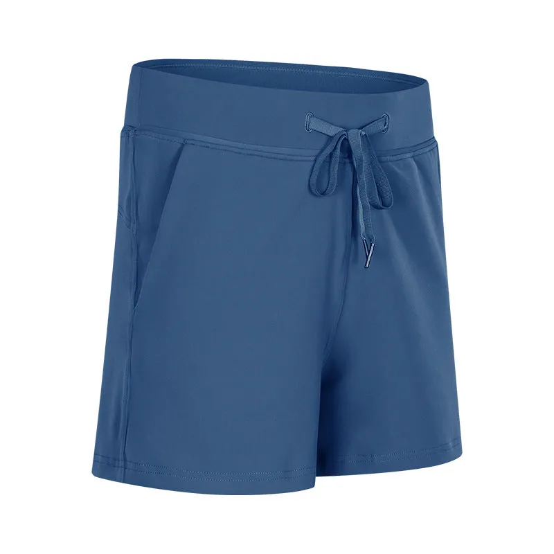 Yoga Shorts With Pockets Women's Hiking Shorts Quick Dry with Athletic Summer Running Stretch Active Workout Gym