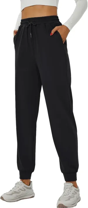 YOYOYOGA Sweatpants for Women Stretchy Joggers with Pockets Soft Baggy Workout Pants Gym Jogging Track Pants