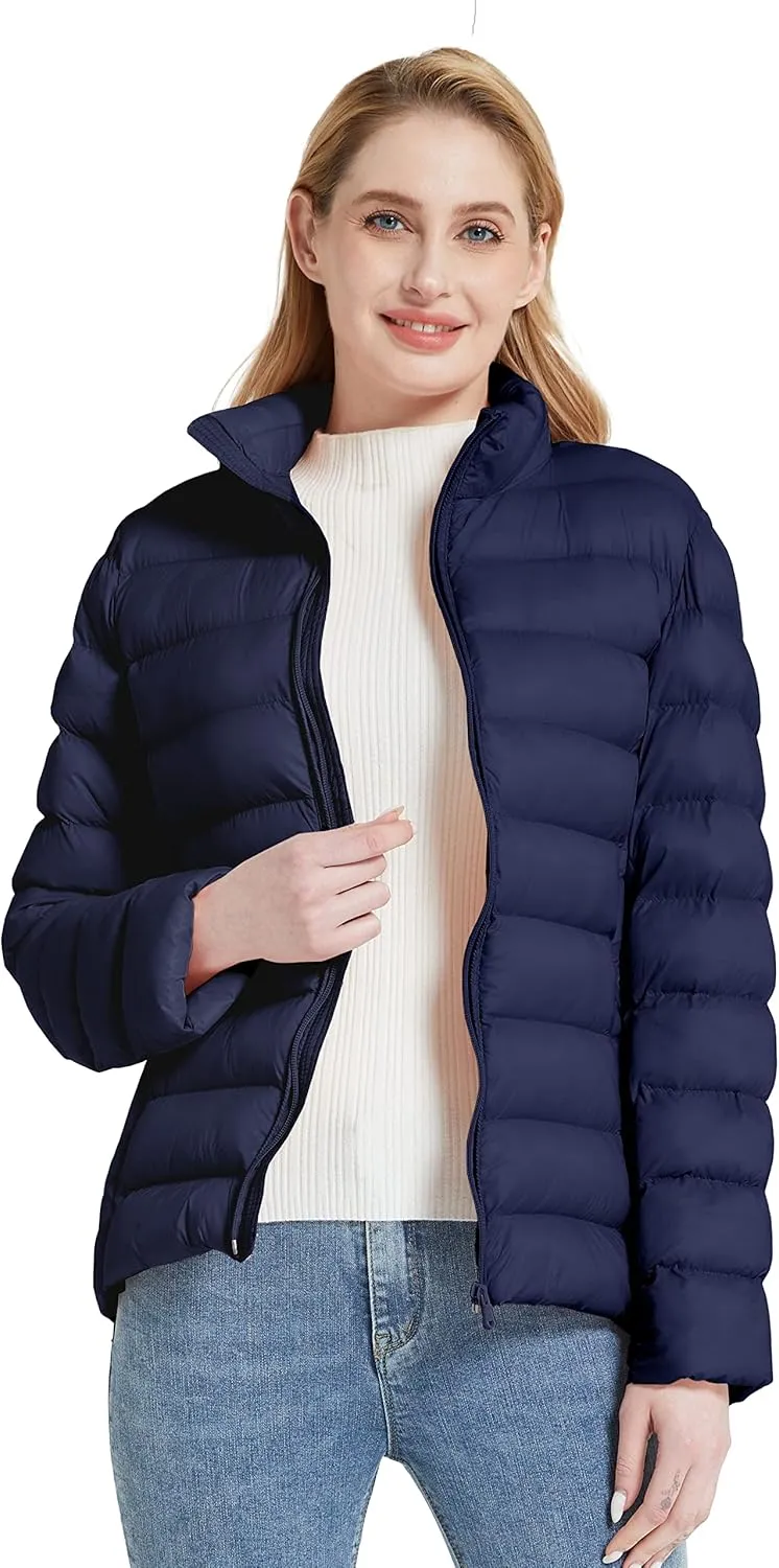 ZSHOW Women's Packable Puffer Jacket Windproof Lightweight Winter Coat