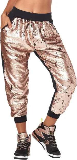 ZUMBA Women's Soft Breathable Activewear Harem Capri Workout Pants
