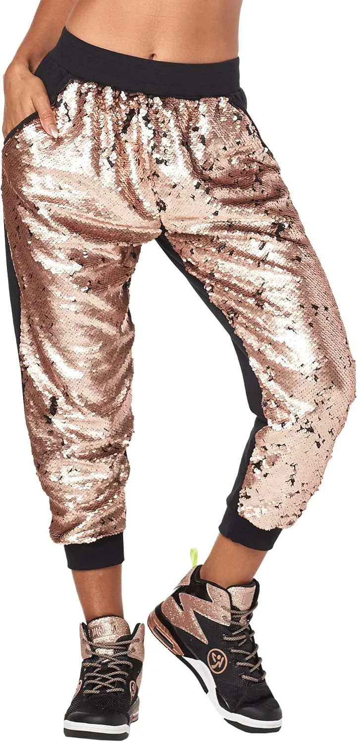 ZUMBA Women's Soft Breathable Activewear Harem Capri Workout Pants